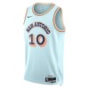 Camiseta Hombre San Antonio Spurs Jeremy Sochan 2024-25 Nike City Edition Azul Swingman